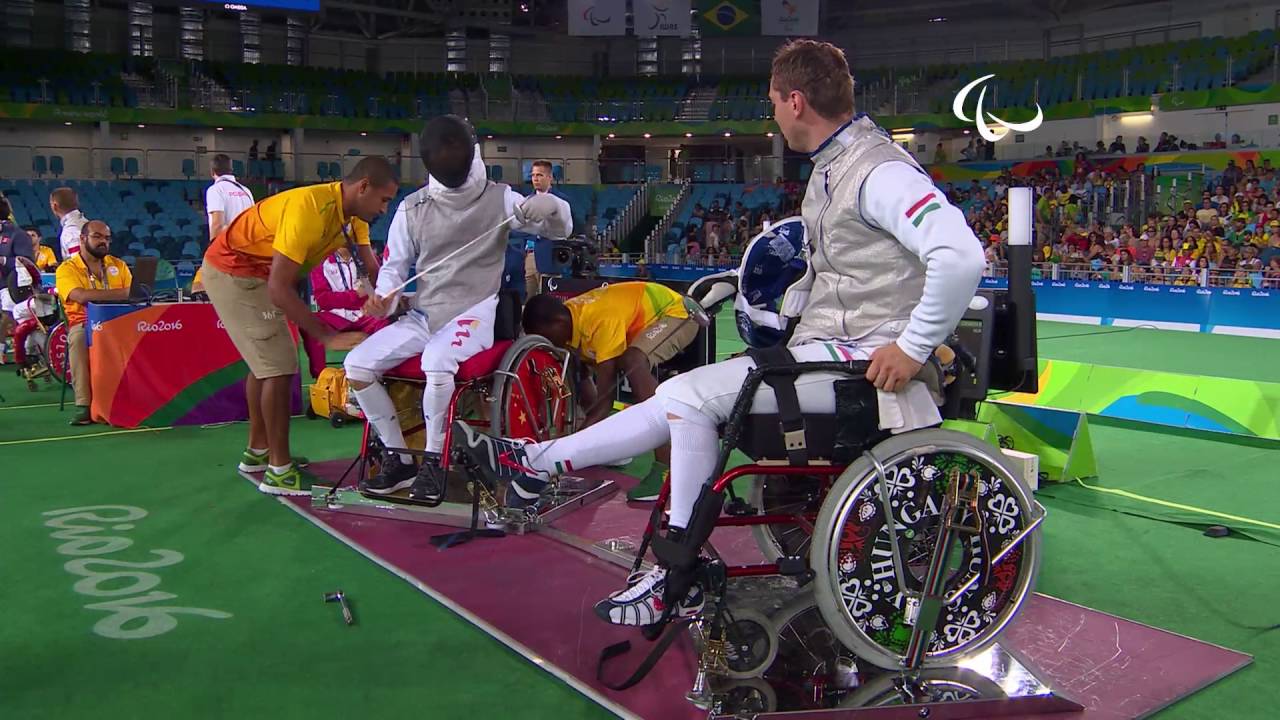 Wheelchair Fencing | China v Hungary Men’s Individual Foil Semi-Final | Rio 2016 Paralympic Games