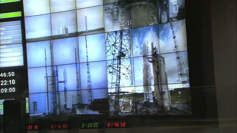 WATCH: a test-firing of Ariane 5’s powerful solid rocket booster – the largest p…