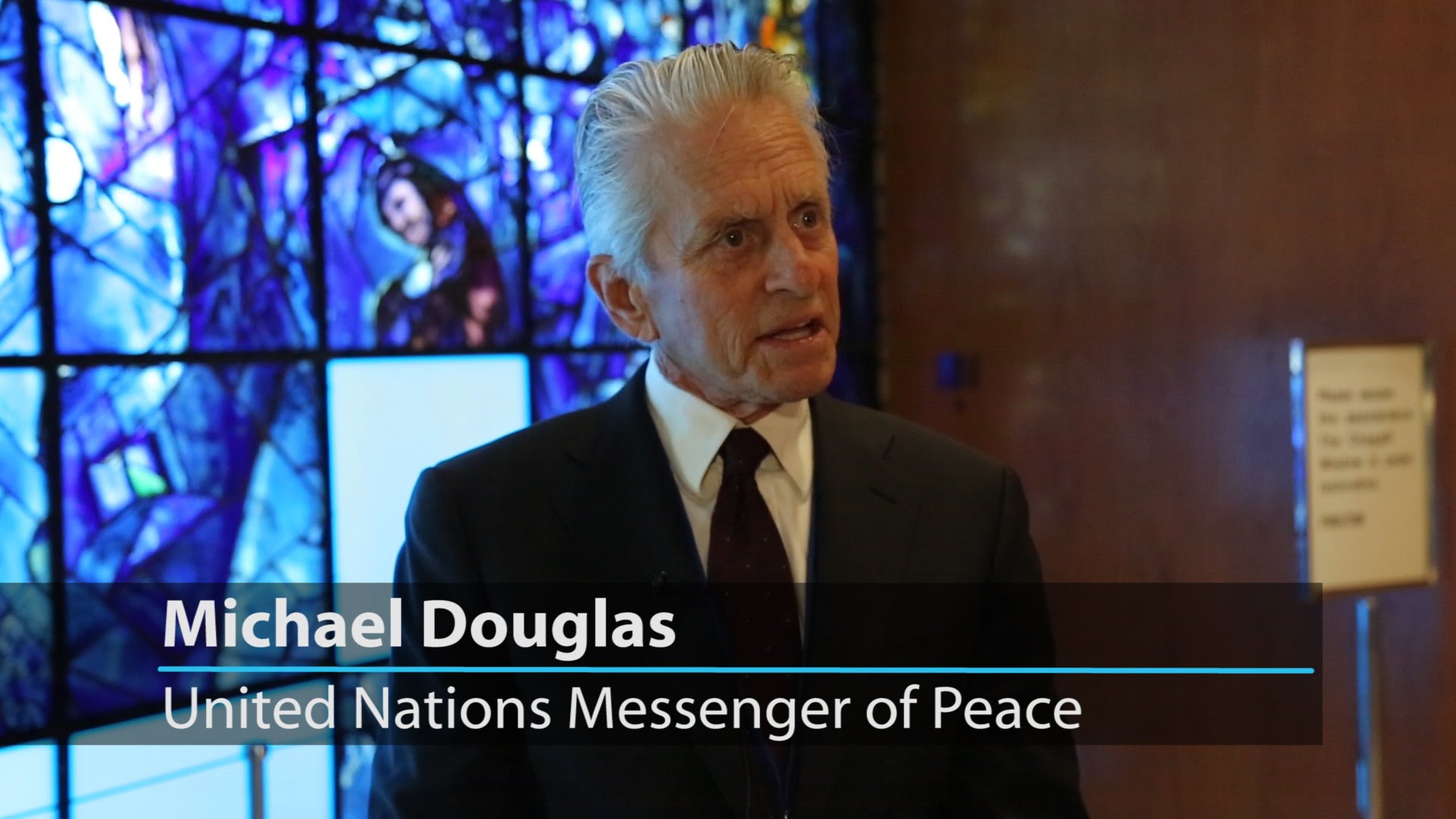 Michael Douglas advocates for reduction of small arms on the International Day of #Peace