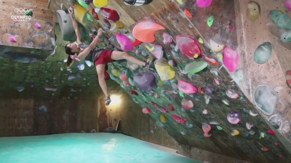 Japan’s Queen of Climbing @noguchi_akiyo aims to be the first Olympic climbing g…