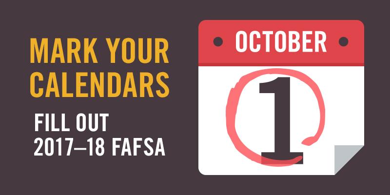 BIG NEWS: The FAFSA launches early this year—October 1!  …