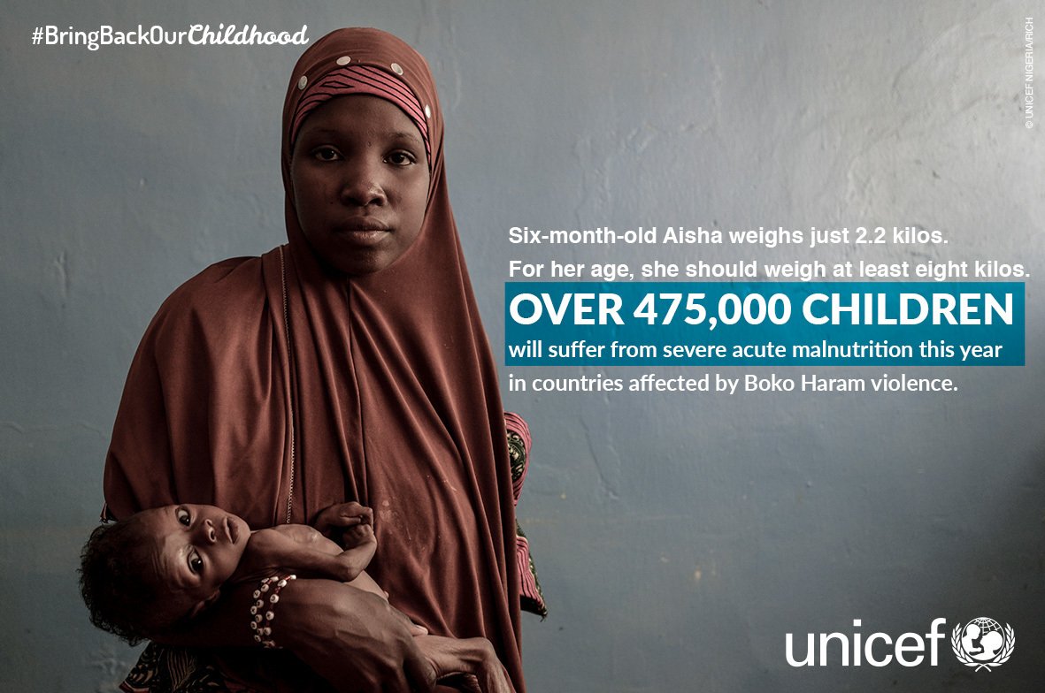 Violence has forced 1.4m children from their homes in #Nigeria & region    #…