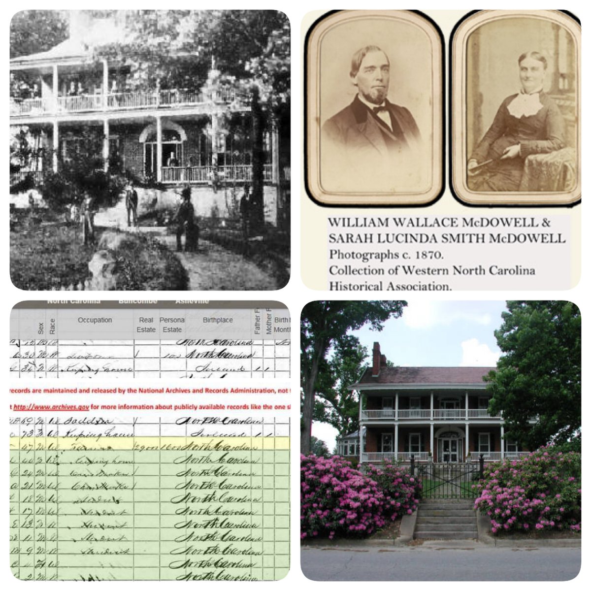 The Smith-McDowell House Museum in Asheville, NC uses census schedules in its ed…