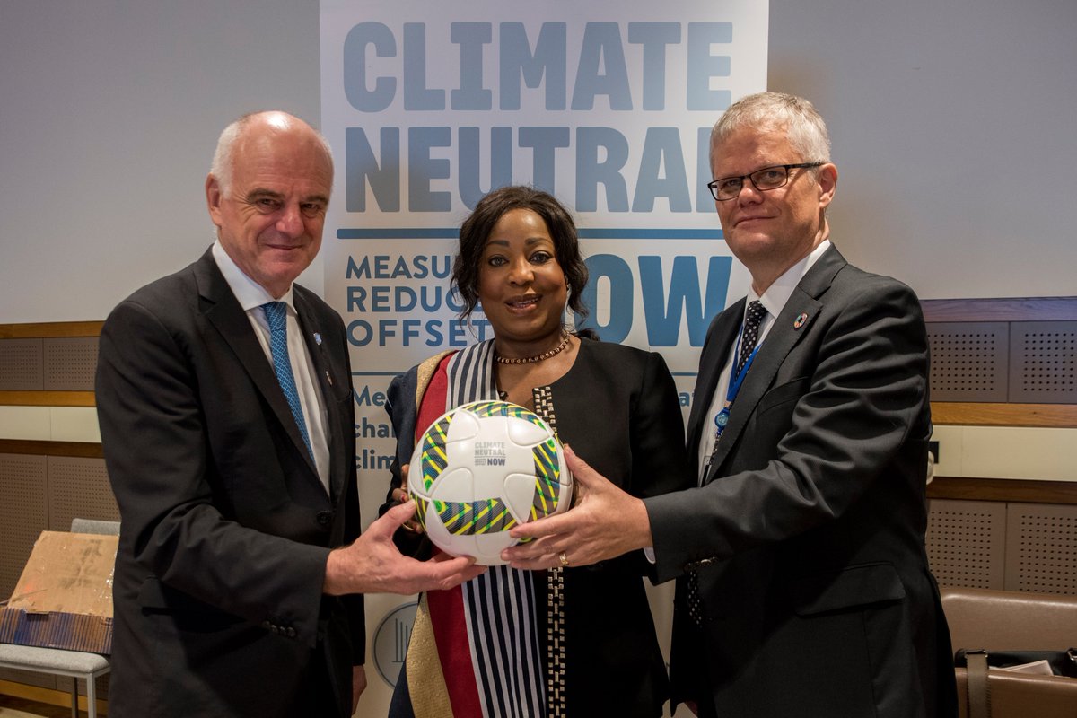 FIFA is proud to be the first sports organisation to join the @UN Climate Neutra…