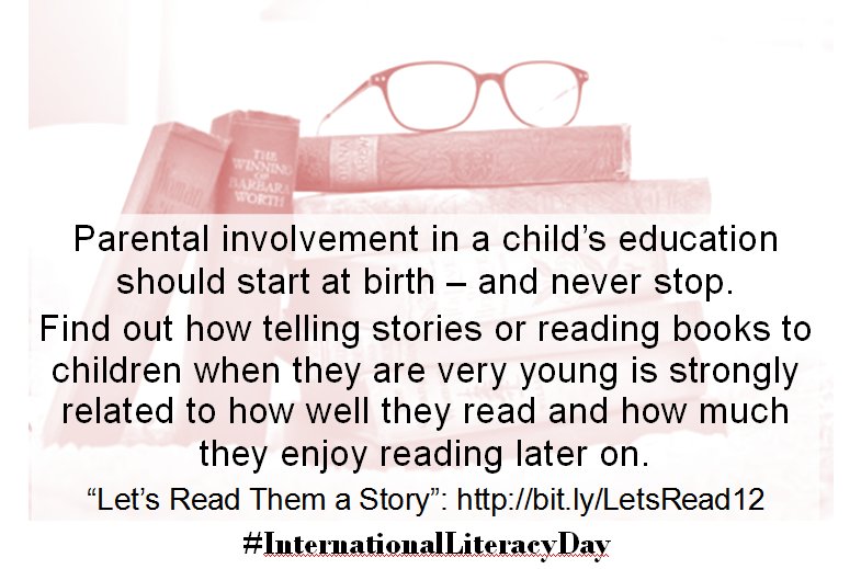 Parents, read yr children a story on #InternationalLiteracyDay Here’s the resear…