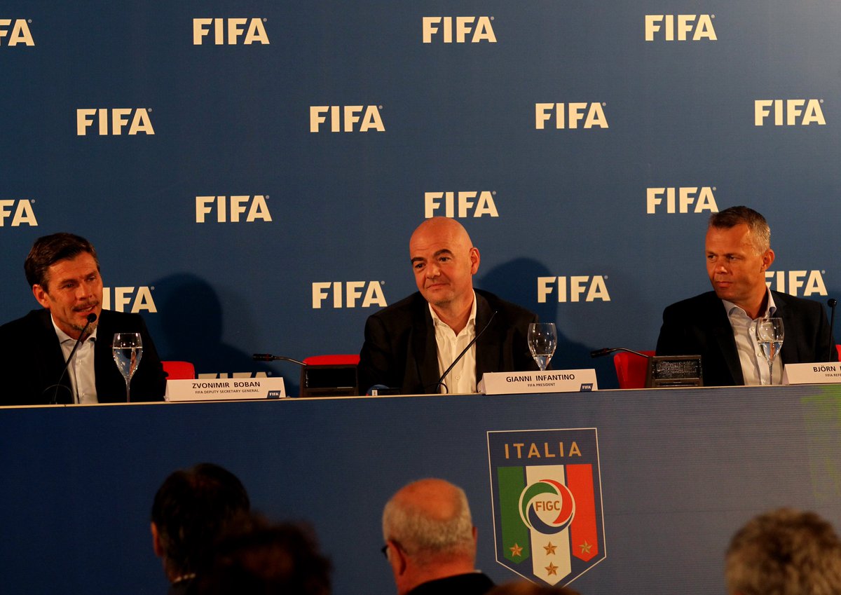 Very positive resume by President Infantino and Referee
Kuipers on last night’s …