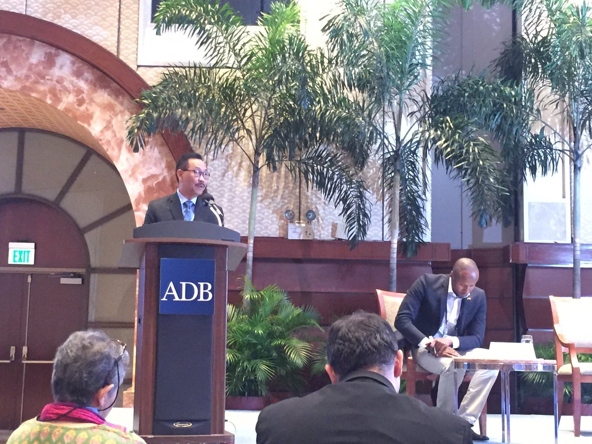 LIVE: All ADB projects are required to undergo #climaterisk assessment – VP @bsa…