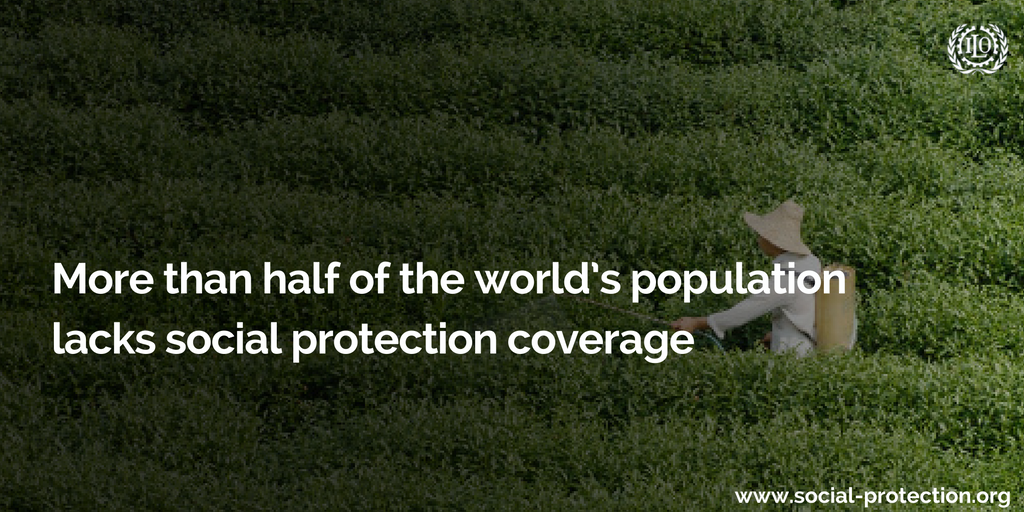Only one in four people on Earth have adequate coverage by social protection. Wh…
