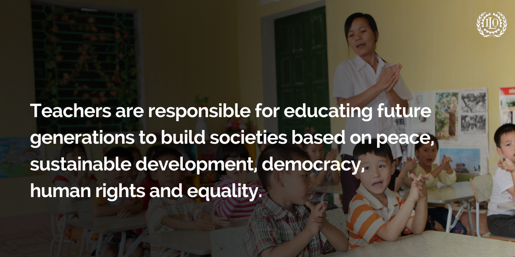 Today, we are marking the 50th Anniversary of the @ILO/@UNESCO Recommendation on…