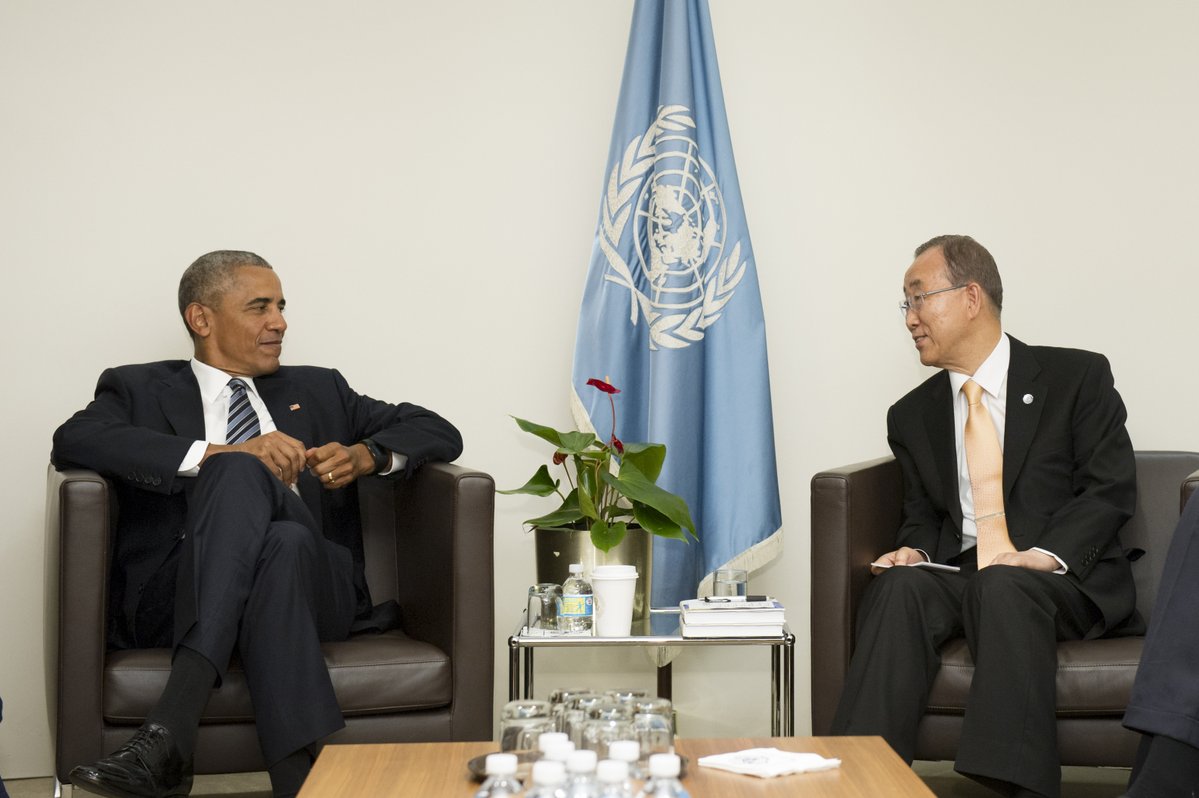 UN Secretary-General Ban Ki-moon & US President Barack Obama reflect on thei…