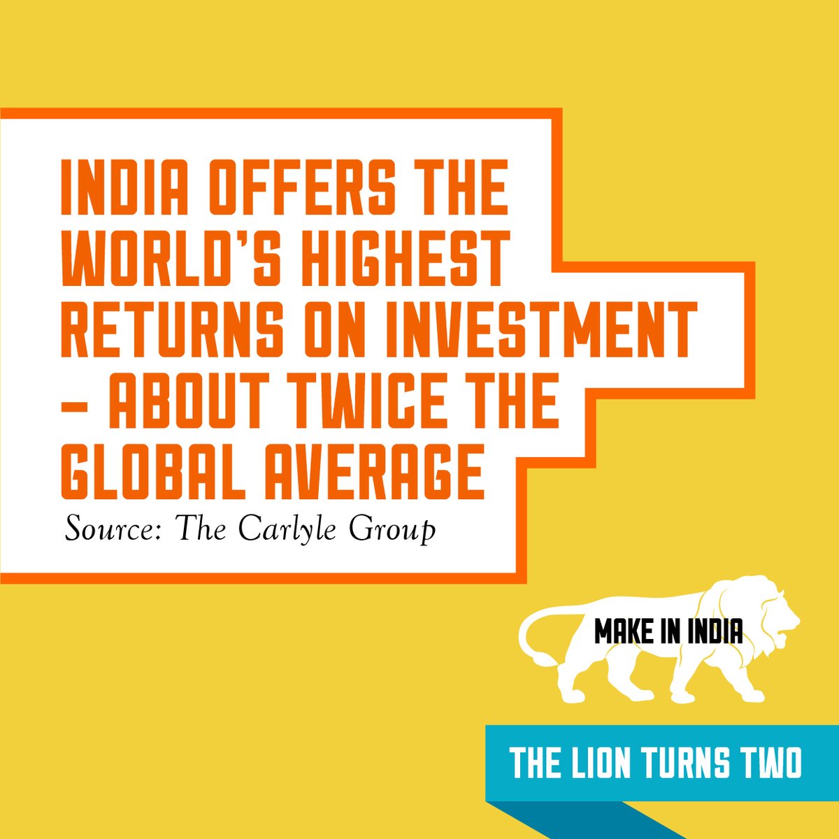 India is truly the big multiplier. Now is when to #MakeInIndia. …