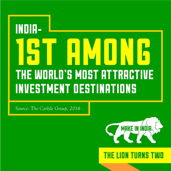 Global giant or niche maker, they’re all choosing India. #MakeInIndia. The time …