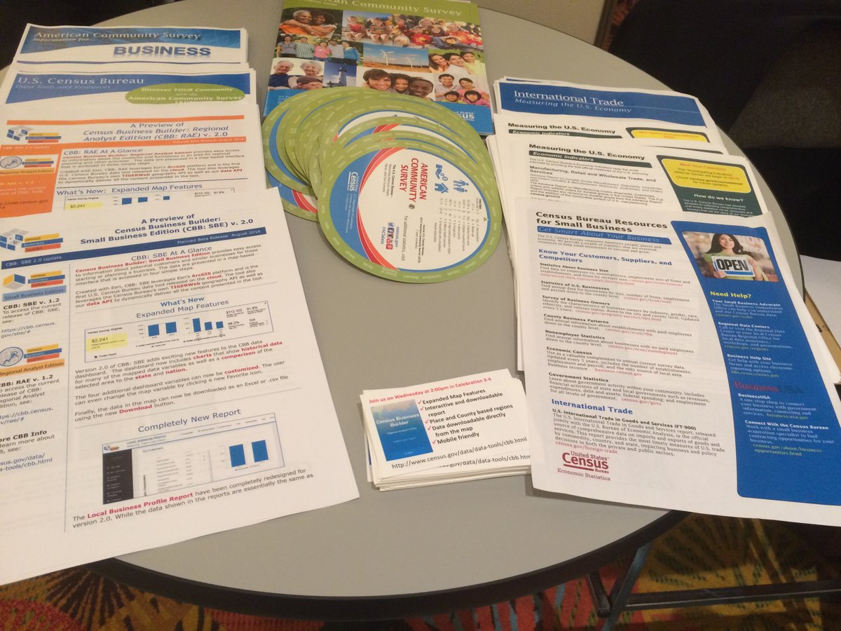 Discover free #ACSdata tools to grow your small business. Learn more at booth 11…