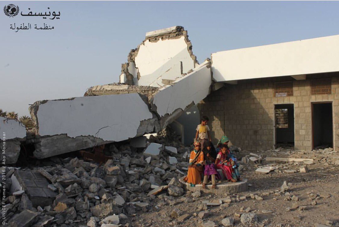 Over 350k children in #Yemen were unable to return to schools last year due to c…