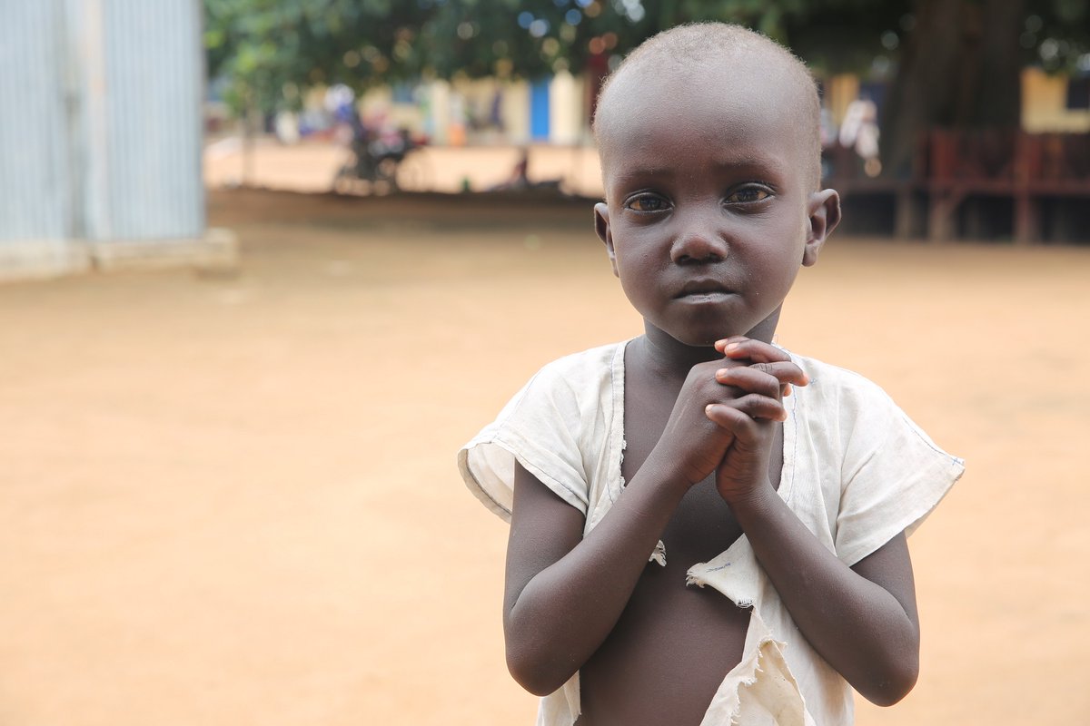 Anuai, 4, now thriving after being treated for severe malnutri…