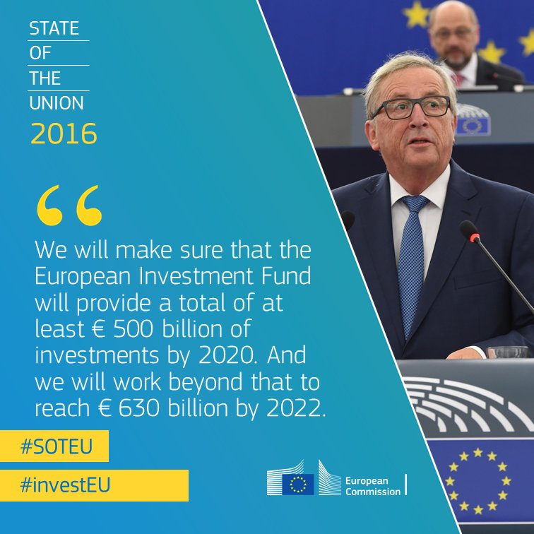 Extending #EFSI for the European economy #InvestEU #SOTEU …