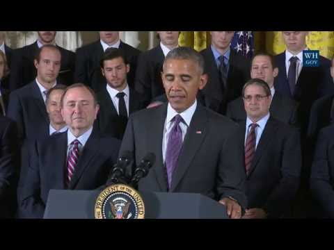 President Obama Welcomes the Pittsburgh Penguins