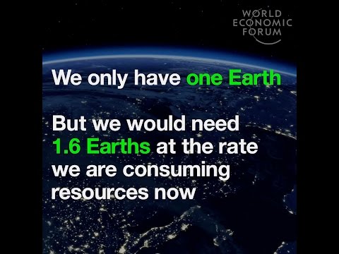 We only have one earth  But we would need 1 6 earths at the rate we are consuming resources now