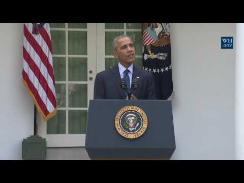President Obama Delivers a Statement on the Paris Agreement