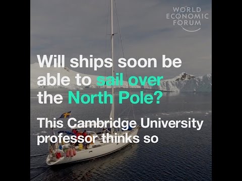 Will ships soon be able to sail over the North Pole?   This Cambridge University professor thinks so