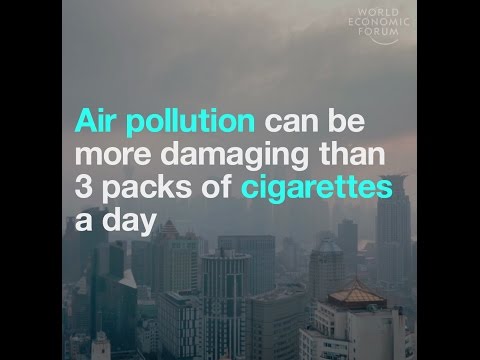 Air pollution can be more damaging than 3 packs of cigarettes a day