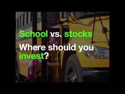 Looking at return to investment with education