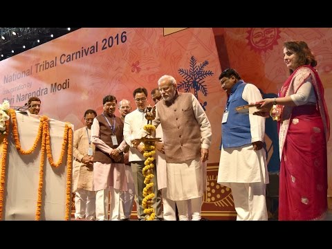 PM Modi inaugurates National Tribal Carnival 2016, New Delhi