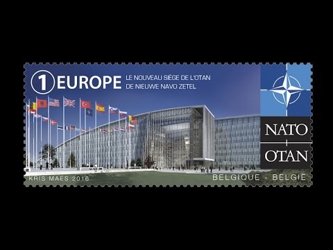 Belgian Post issues a commemorative stamp for NATO’s new Headquarters
