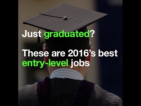 Just graduated? These are 2016’s best entry-level jobs