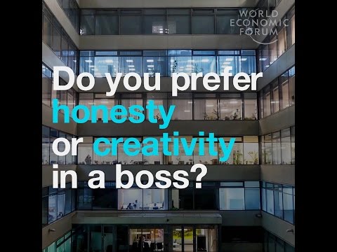 Do you prefer honesty or creativity in a boss?