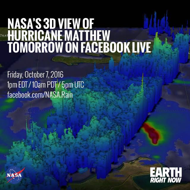 Get a 3-D view of Hurricane Matthew and learn about the scie…
