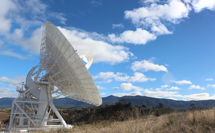 New 111 foot antenna started communicating with two Mars spa…