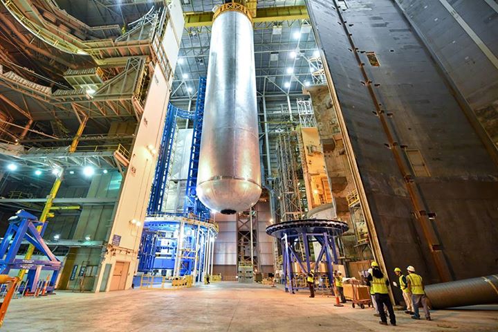 Welding is complete on the liquid hydrogen tank that will pr…