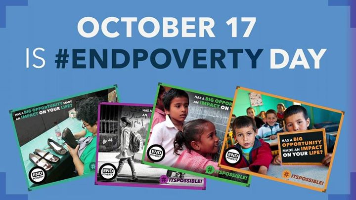 Today is International Day for the Eradication of Poverty. T…