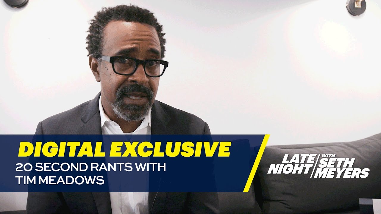 20 Second Rants with Tim Meadows: Pillows on Airplanes, Linking on Social Media