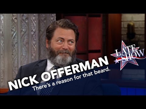 Nick Offerman Hates Shaving