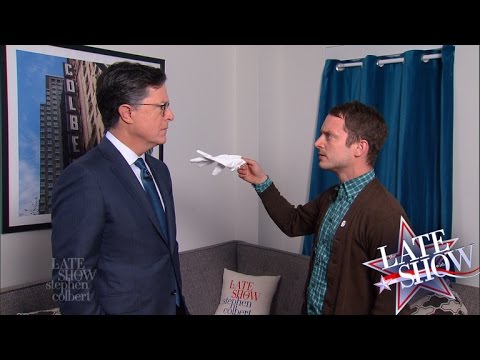 Segway Joust: Elijah Wood vs. Stephen Colbert