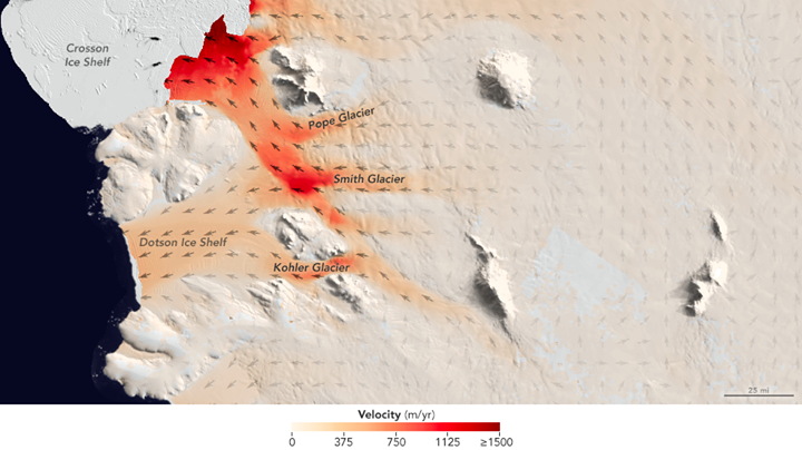 We’ve detected the fastest ongoing rates of glacier retreat …
