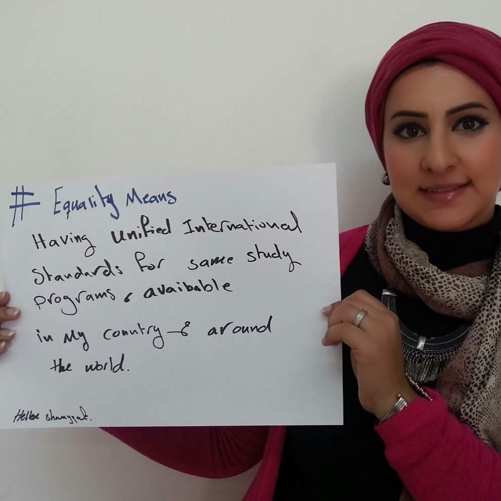 #EqualityMeans equal opportunities for all around the world  …
