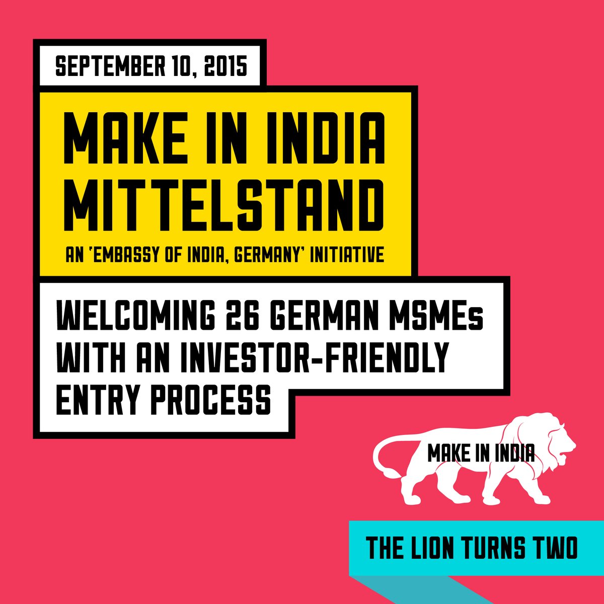#MakeInIndia is converting intent into investment by assisting Mittelstand firms…
