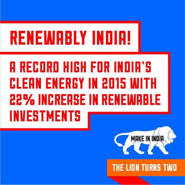 A clean, green, #MakeInIndia machine. Renewable tech on the rise for a new era o…