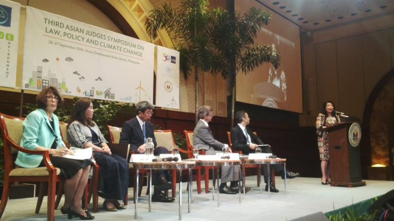 LIVE: Chief Justice Sereno – #philippines asking @adb_hq help in assessing scien…