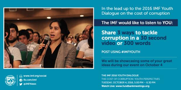 What are some solutions to tackling #corruption? The IMF would like to listen to…