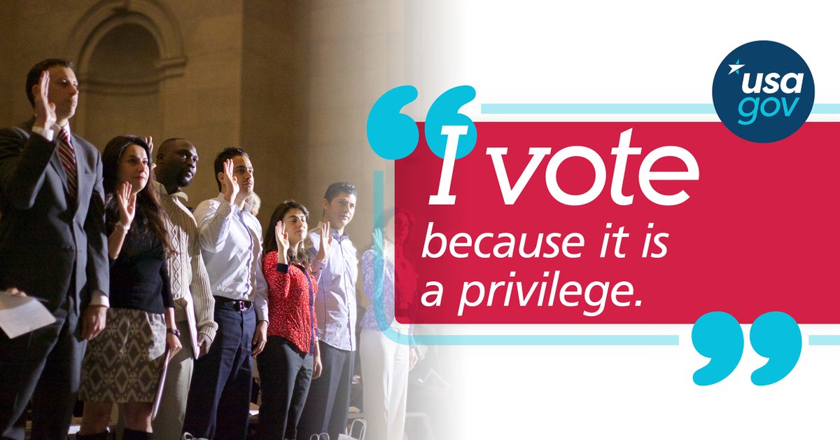 #Ivote because “it is a privilege.” — Andee G. Register to vote to make your voi…