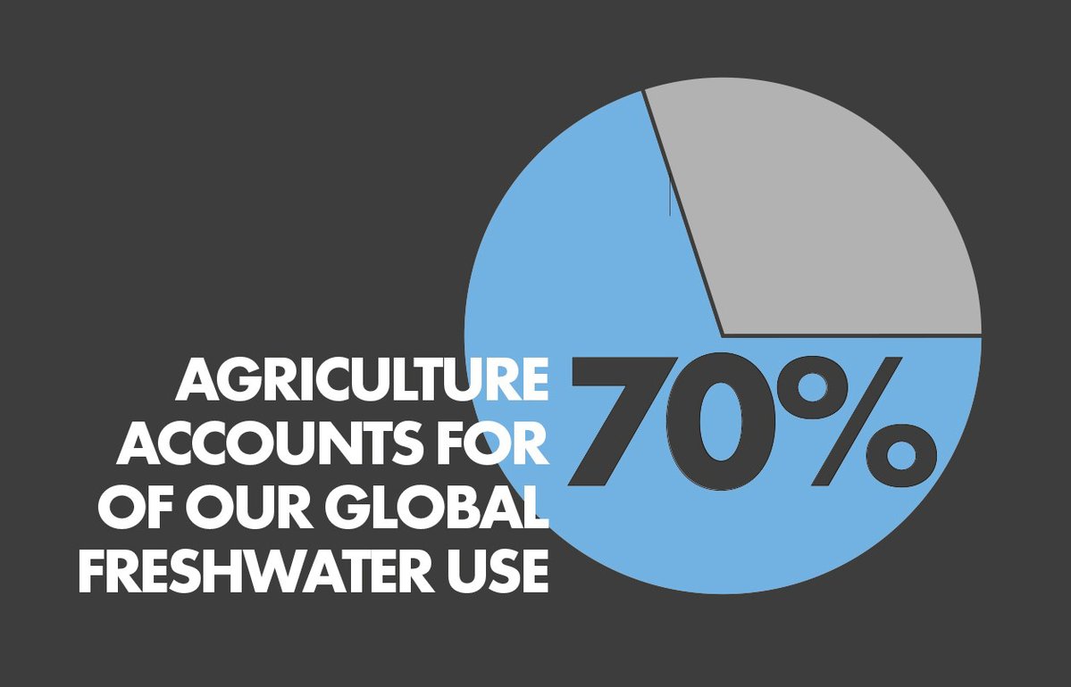Agriculture accounts for 70% of our global freshwater use #COAG25 …