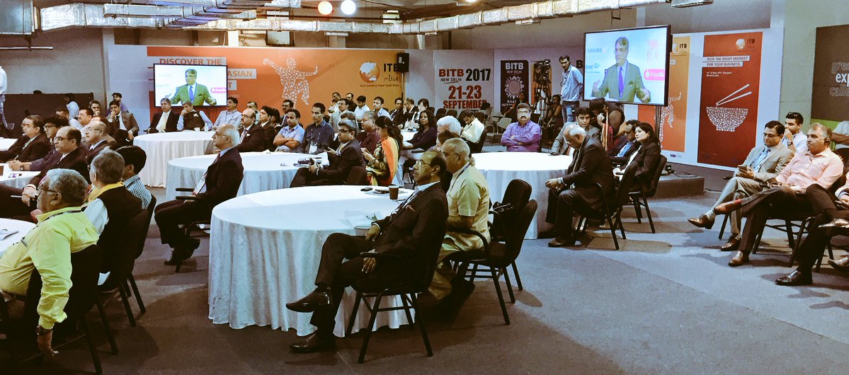 Connecting the dots- the room at BITB is eager to learn about how tourism connec…