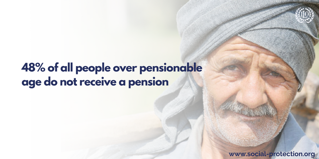Only half the world’s population has access to the benefits of an old-age pensio…