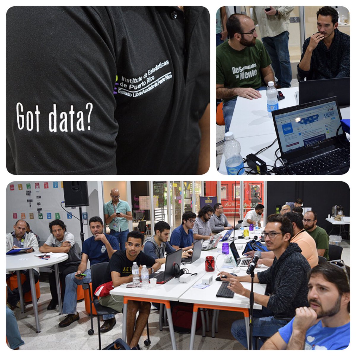Ready…set…go! The #PRCuenta Hackathon is taking place right now.  …