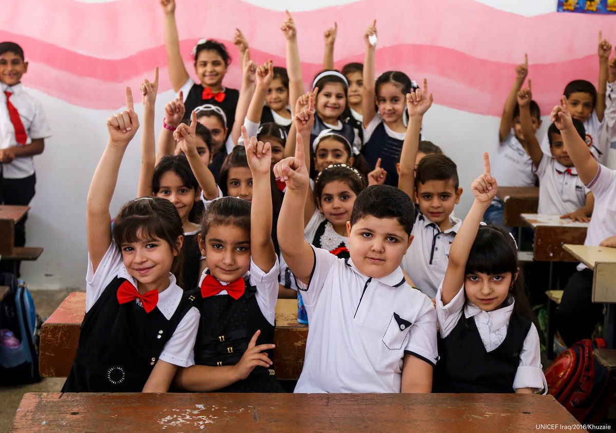 Hands up if you agree! Every child has the right to a good #education. Via @UNIC…