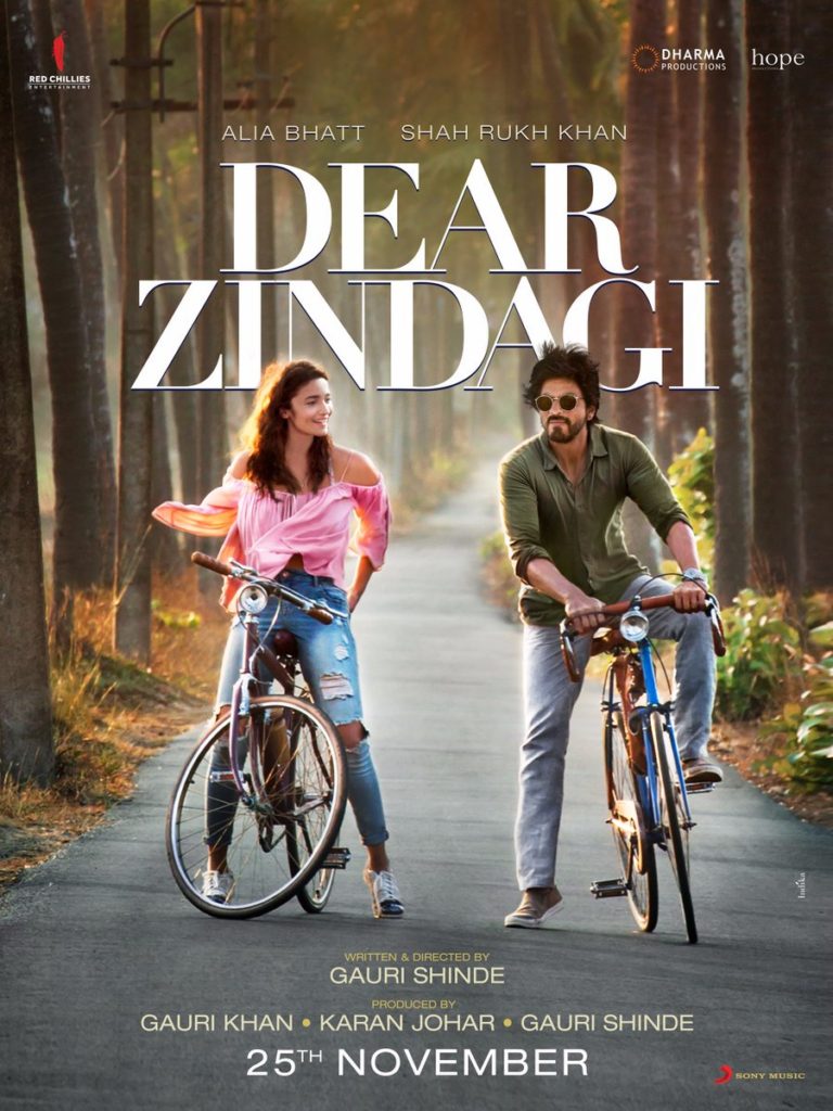 First Look Poster of SRK-Alia’s  “Dear Zindagi” Receives Huge Appreciation..